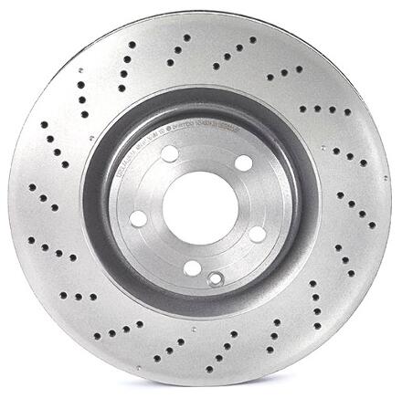 Mercedes Brembo Disc Brake Rotor - Front (344mm) 2184210412